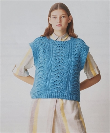 Vest med påfuglemønster, Alice